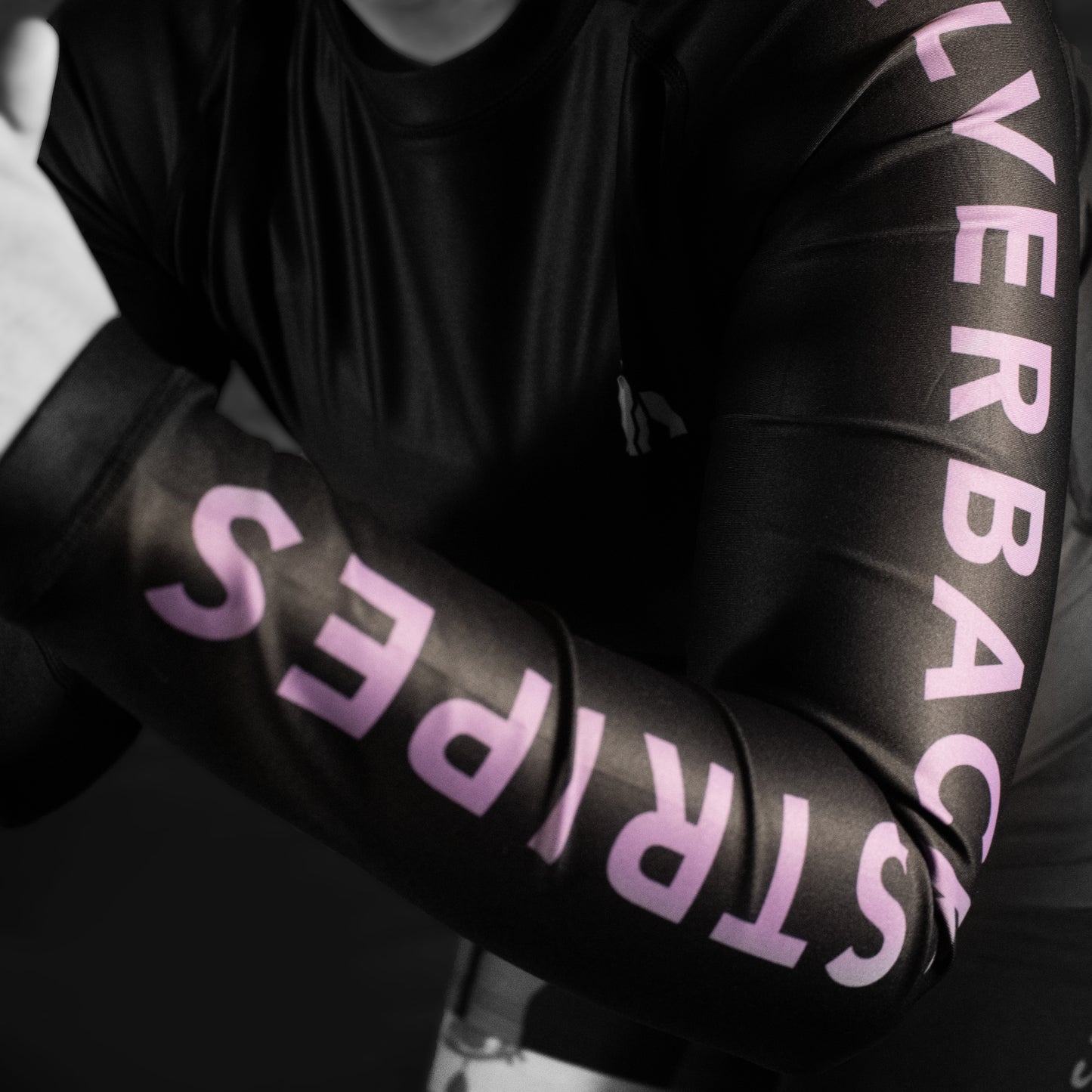 Silverback Black & Purple Long Sleeve Rash Guard V.1