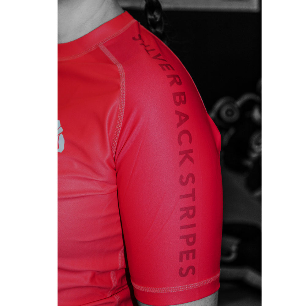 Silverback Red Short Sleeve Rash Guard V.1